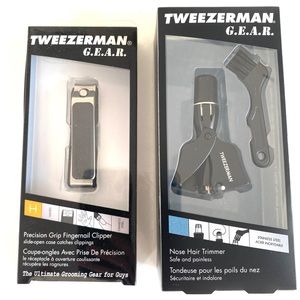 Tweezerman Men’s 2pc Grooming Set-New in Boxes